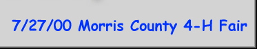 7/27/00 Morris County 4-H Fair