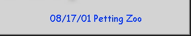 08/17/01 Petting Zoo