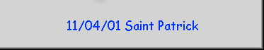 11/04/01 Saint Patrick