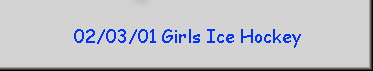 02/03/01 Girls Ice Hockey