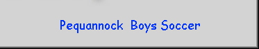 Pequannock  Boys Soccer