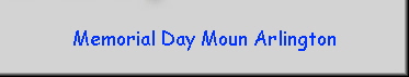 Memorial Day Moun Arlington