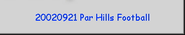20020921 Par Hills Football