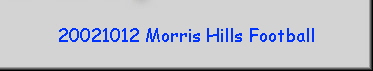20021012 Morris Hills Football