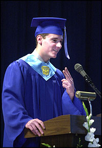morris catholic commencement 43rd celebrated denville 2003 monday june their school