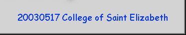 20030517 College of Saint Elizabeth